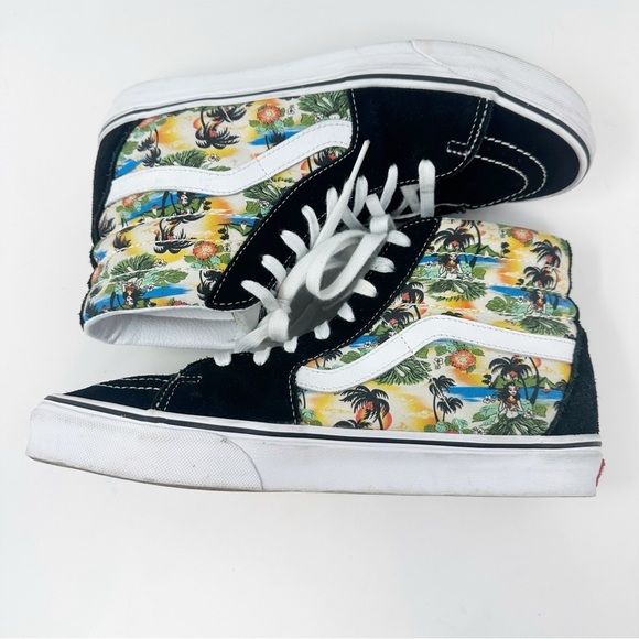 Vans SK8-Hi Aloha High Top Suede Sneakers - Picture 7 of 9